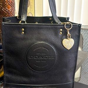 Coach Large Dempsey Black Tote EUC
